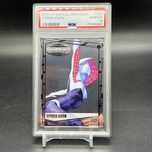 Upper Deck Vibranium 2015 PSA 10 Spider-Gwen #37 - Imagen 1 de 2