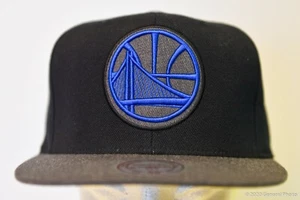 Gorra negra Mitchell & Ness NBA Golden State Warriors Snapback para hombre [NZZ21/OSFM] - Imagen 1 de 6