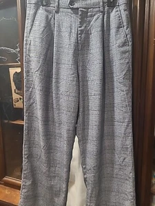 asos design men pants 32x30 Grey Plaid - Picture 1 of 5