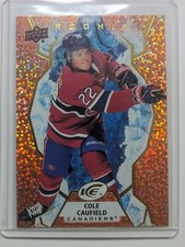 2021-22 Upper Deck Ice Cole Caufield Base Rookie Orange RC