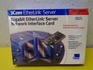 3Com EtherLink Server Gigabit Ethernet SC Model 3C985B-SX NEW In BOX - Afbeelding 1 van 2