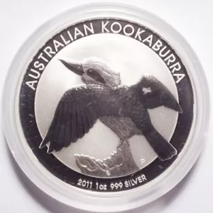2011 Australia Kookaburra Silver Dollar - Picture 1 of 2