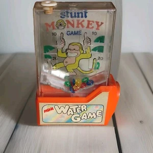 Vintage Mini Waterful Monkey Ring Toss Water Game 4" - Picture 1 of 4