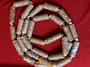 collana vintage murrine veneziane - Foto 1 di 10