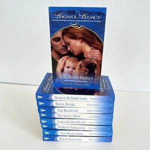 9 x Silhouette Logan's Legacy Romance Chick Lit Fiction Paperback Book Bundle - Picture 1 of 10