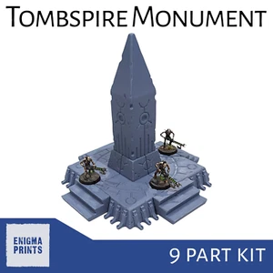 Tombspire Monument - 28mm Necron 3D Printed Terrain for Tabletop Wargaming - Picture 1 of 3