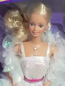 Crystal Barbie Doll She Shines with Glamour #4598 Mattel 1983 NRFB Vintage - Picture 1 of 16