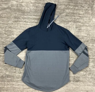 Moletom com capuz de carbono masculino médio preto cinza colorblock manga comprida - Imagem 1 de 4