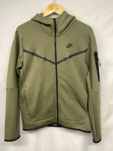 olive green nike zip up