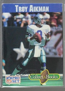 1990 Pro Set Collect-A-Books Troy Aikman HOF