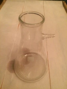 LABOR PYREX GLAS Filter KOLBEN mit SEITENRÖHRCHEN 500 ml - Bild 1 von 1