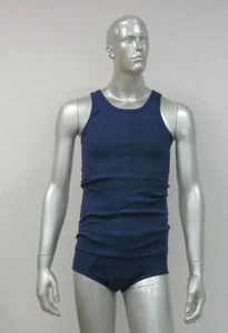 Herren Slip Unterhose marine-melange - Bild 1 von 1