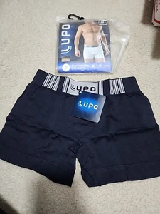 Calzoncillos boxer Lupo para hombre TALLA PEQUEÑA nuevos con etiquetas - Imagen 1 de 9