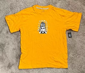 VOLCOM Men's T-Shirt Skate Vitals Large Orange Crew RVCA Quiksilver Vans Apparel - Picture 1 of 6