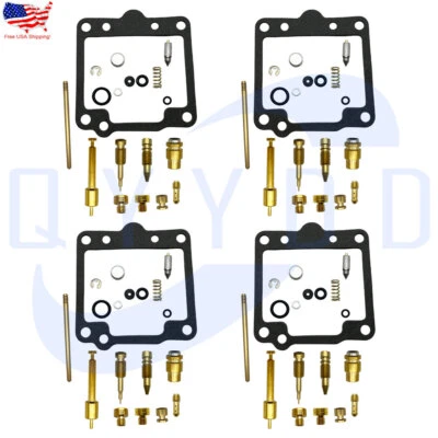 4PCS Carburetor Rebuild Kit for Kawasaki GPz750 ZX750A 1982-1985 KZ700A KZ750L - Image 1 of 2