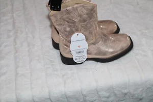 Brand NEW Wonder Nation Toddler & Big Girls Western Cowgirl Boot. Gold - Picture 1 of 5
