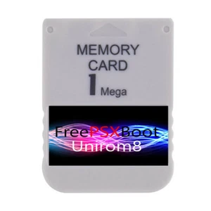 FreePSXBoot PS1 Memory Card with Unirom8 Sony PlayStation PSX - Picture 1 of 1