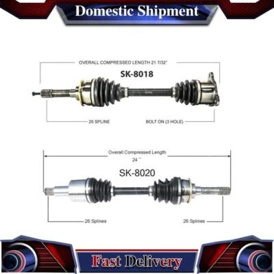 Соединение вала передней левой правой оси CV TrakMotive для Chevrolet Tracker 2002 03 04 годов выпуска - Изображение 1 из 3