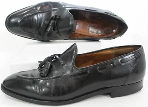 Church's Famous English Shoes Black Tassel Loafers / Tassel Moccasins Mens 10 C - Picture 1 of 12