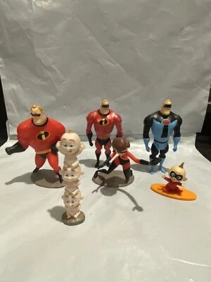 Лот товаров из 6 фигурок Disney Pixar Incredibles Dash Mr.Incredible Jack - Изображение 1 из 4
