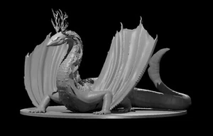 Antiguo Dragón Profundo para D&D Dungeons and Dragons Pathfinder DND Mini - Imagen 1 de 1