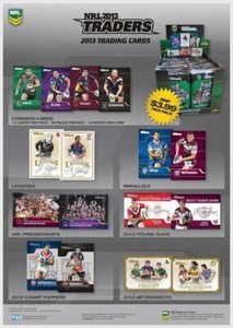 2013 NRL Traders Inserts (Chart Toppers, Retirements, Premiership Series)