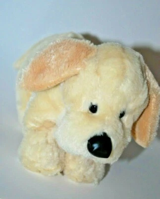 Yellow Lab Puppy Dog Black Nose Ganz Webkinz HM153 Plush 9" Toy Lovey No Code - Image 1 of 3