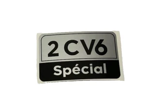 Citroen 2cv Special adesivo LOGO STICKER EMBLEM TRUNK MONOGRAMME AUTOCOLLANT _ - Foto 1 di 2