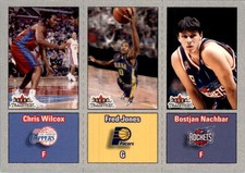 2002-03 Fleer Tradition Crystal #297 Chris Wilcox/Fred Jones/Bostjan Nachbar/199