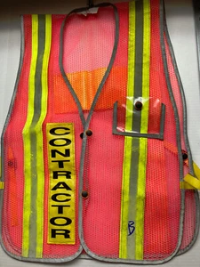 High Visibility Vest Orange L-XL - Picture 1 of 3