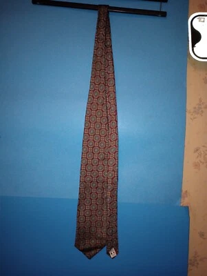 Austin Reed of London 英格兰领带美国制造意大利丝绸男式 58 英寸 4英寸 — 第 1/4 张图片