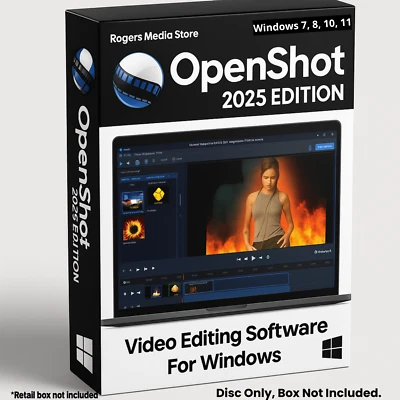 Professional Video Editing Software Suite - Trim, Add Effects Video Editor on CD - Image 1 of 4