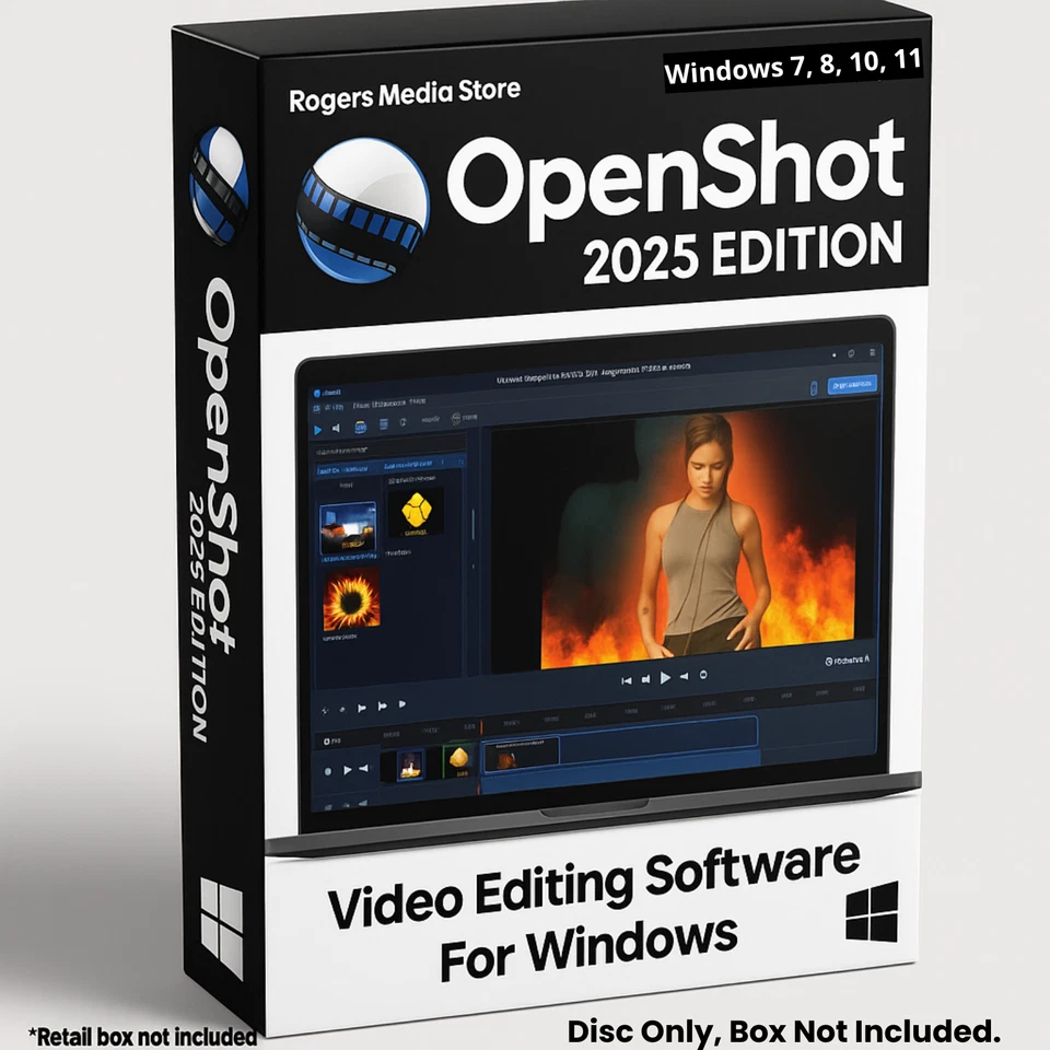 Conjunto de software de edição de vídeo profissional - Aparar, adicionar efeitos editor de vídeo em CD - Imagem 1 de 4