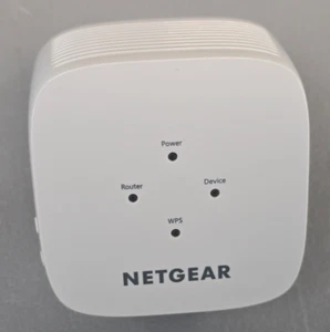 NETGEAR AC1200 Dual Band Wi-Fi Wireless Range Extender EX6110 White - Photo 1/6