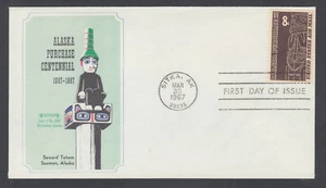 US Planty C70-A FDC. 1967 8c Alaska Purchase, John F. Grainger FIRST CACHET - Picture 1 of 1