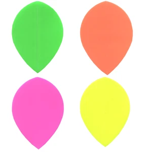 Vuelos de dardos Fluro neón pera estándar lisos colores lisos - Imagen 1 de 5