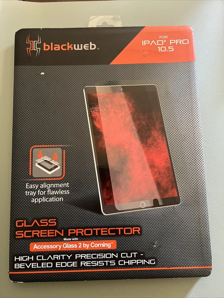 Blackweb iPad Pro 10.5 Glass Screen Protector New. A7