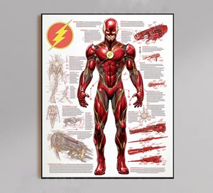 The Flash Poster- The Flash Patent Print, The Flash Art, The Flash Movie Poster - Picture 1 of 11
