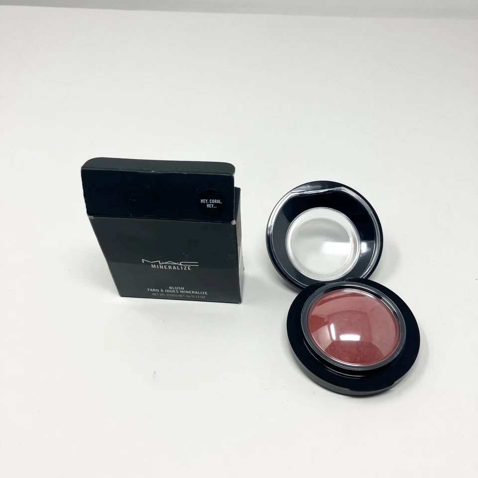 Mac Mineralize Blush 0.14oz/4g Hey Coral Hey IN RETAIL BOX