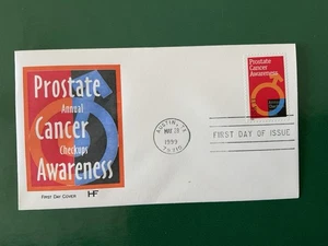 1999 #3315 33c Prostate Cancer Awareness - House Of Farnam FDC - Picture 1 of 1