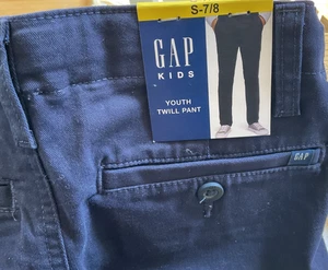 GAP KIDS Twill-Hose blau marineblau Größe Jugend Small - 7/8 NEU - Bild 1 von 7