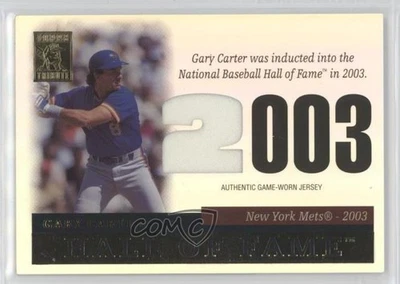 2004 Topps Tribute Hall of Fame Tribute Relic Gary Carter #TR-GC HOF - Image 1 of 2