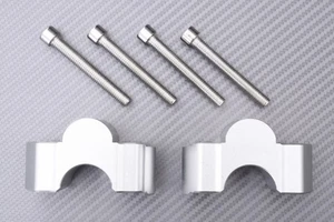 Silver Handlebar Bar Riser 28 mm KAWASAKI VERSYS KLZ 1100 2025 - X - Picture 1 of 4