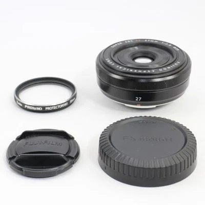 FUJIFILM FUJINON XF27mm F2.8 Lens Black - Image 1 of 4
