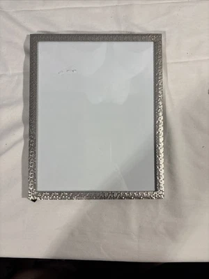 Silver Metal Finish Modern Picture Frame Display  8.6 X 10.5 - Image 1 of 4