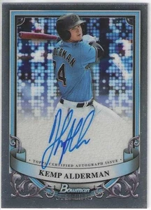 2024 Bowman Sterling KEMP ALDERMAN Miami Marlins Autograph #PA-KA - Bild 1 von 2