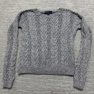 Maglione Aeropostale donna piccolo maglione maglia cavo girocollo morbido caldo chic - Foto 1 di 7
