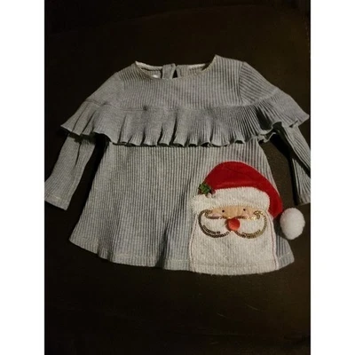 Mud pie Christmas holiday santa dress size 6 9 months - Image 1 of 2