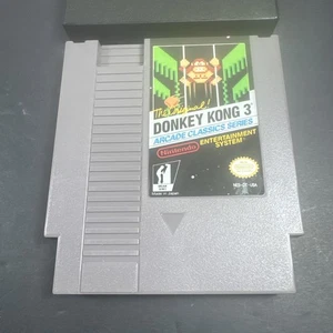 Donkey Kong 3 - Nintendo NES Authentic and Working - Picture 1 of 7