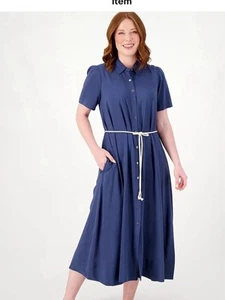 Peace Love World Boheme Regular Day to Night Dress Sea Blue medium - Picture 1 of 1